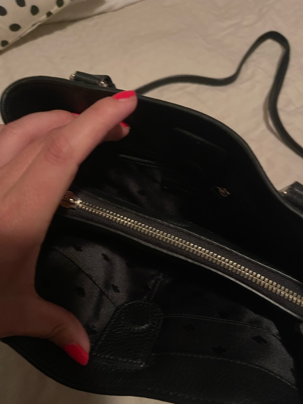 Kate Spade black bag 
EXCELLENT condition - Picture 4 of 4